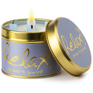 Lily Scented Tin Candle - Relax