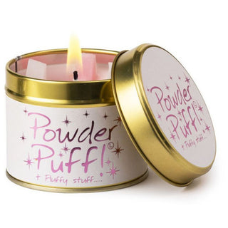 Lily Scented Tin Candle - Powder Puff