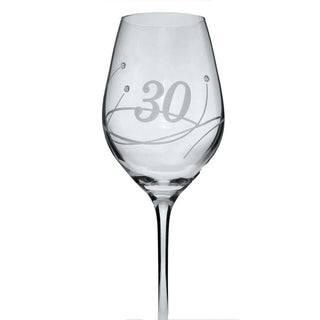 Celebration 30th Wine Glass