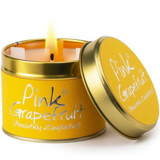 Lily Scented Tin Candle - Pink Grapefruit