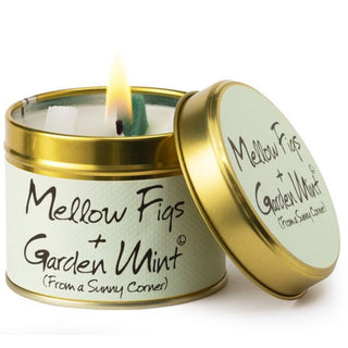 Lily Scented Tin Candle - Mellow Figs & Garden Mint