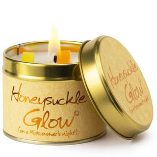 Lily Scented Tin Candle - Honeysuckle Glow