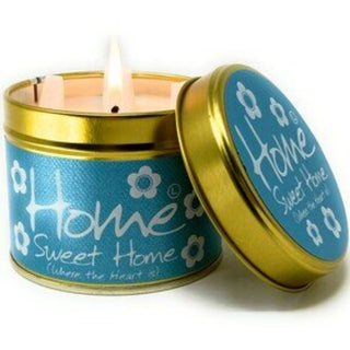 Lily Scented Tin Candle - Home Sweet Home