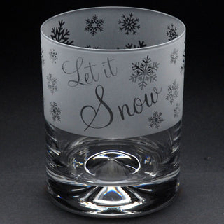 Let It Snow Whisky Tumbler