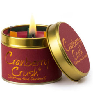 Lily Scented Tin Candle - Cranberry Crush