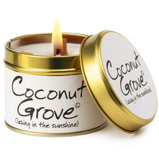 Lily Scented Tin Candle - Coconut Grove