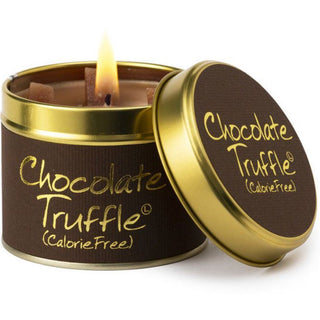 Lily Scented Tin Candle - Chocolate Truffle