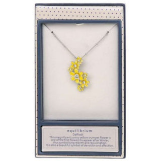 Radiant Daffodil Cluster Necklace