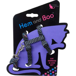 Hemmo & Co Spotty Cat Harness & Lead Set