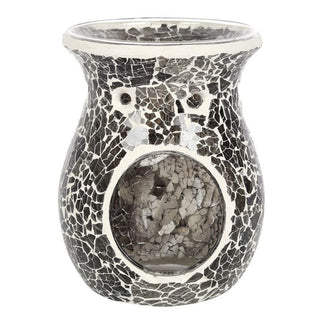 Gunmetal Grey Crackle Oil Burner