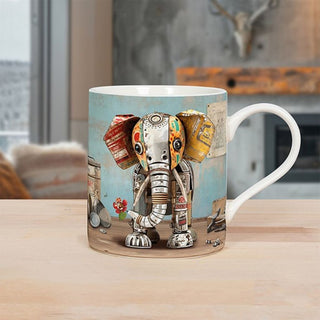 Scrap Art Mug Elephant