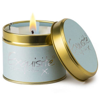 Lily Scented Tin Candle - Exquisite