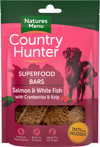 Country Hunter Air Dried Superfood Bars Salmon & Fish