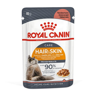 Royal Canin Feline Hair & Skin Care Thin Slices In Gravy