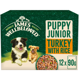 James Wellbeloved Puppy Turkey in Gravy Pouch