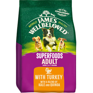 James Wellbeloved Superfoods Adult Turkey with Kale & Quinoa