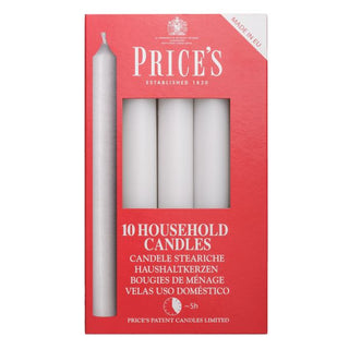 Household Candle White 10pk