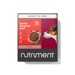 Nutriment Gently Steamed Recipe - Beef for Dogs 395g