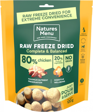 Natures Menu Freeze Dried Food 80/20 Chicken