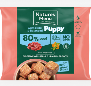 Natures Menu Country Hunter Frozen Nuggets Puppy Beef