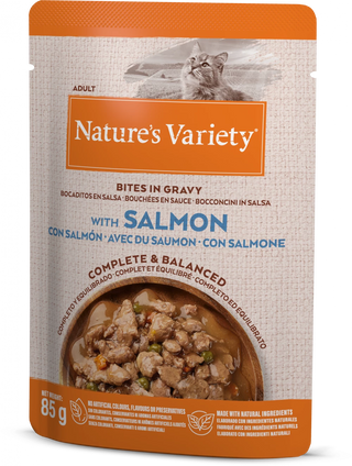 Natures Variety Cat Pouch Salmon in Gravy