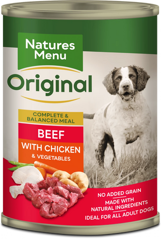 Natures Menu Dog Tin Beef & Chicken