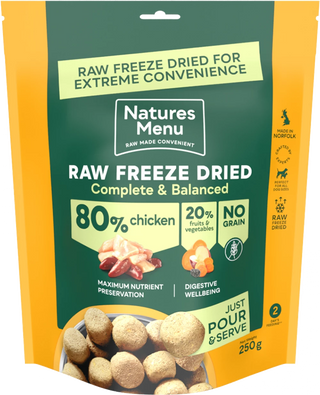 Natures Menu Freeze Dried Food Chicken 80/20