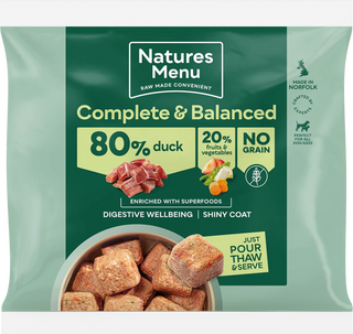 Natures Menu Frozen Nuggets Duck with Fruit & Vegetables