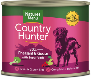 Natures Menu Country Hunter Dog Can Pheasant & Goose