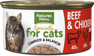 Natures Menu Cat Tin Beef & Chicken