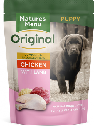 Natures Menu Dog Pouch Chicken & Lamb Junior