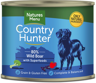 Natures Menu Country Hunter Dog Can Wild Boar