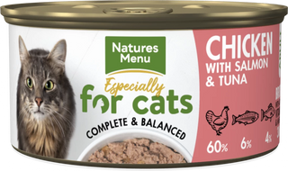 Natures Menu Cat Tin Chicken & Salmon & Tuna