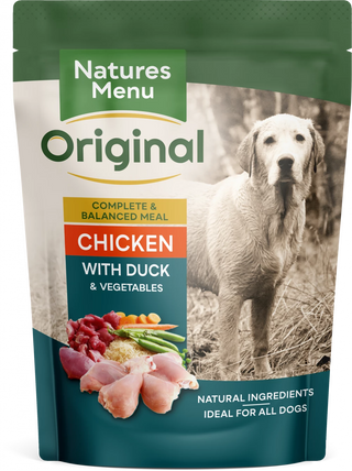 Natures Menu Dog Pouch Chicken & Duck With Veg