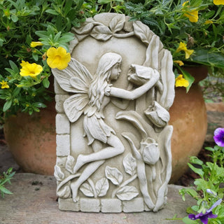 Sparta Fairy And Flowers Plaque