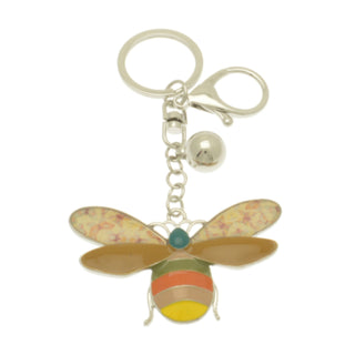 Yellow Bee Keyring