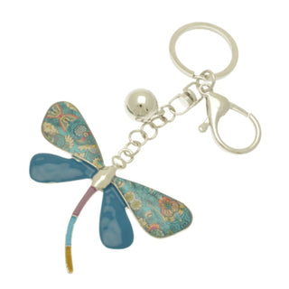 Turquoise Dragonfly Keyring