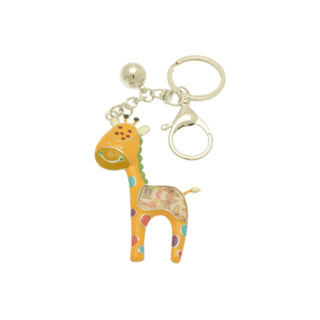 Yellow Giraffe Keyring