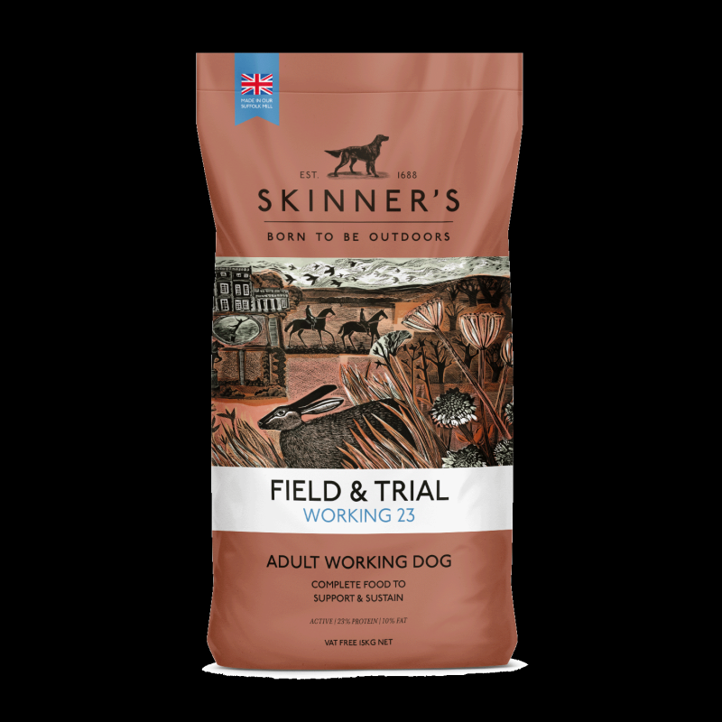 Skinners Field & Trial Working Dog 23 15kg Dry Dog Food Zoars